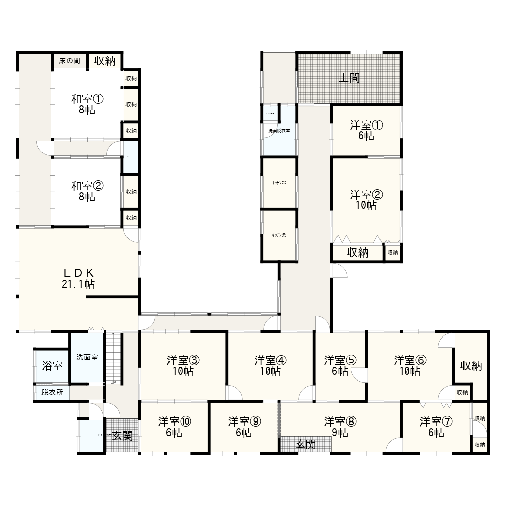 r602の間取り図1