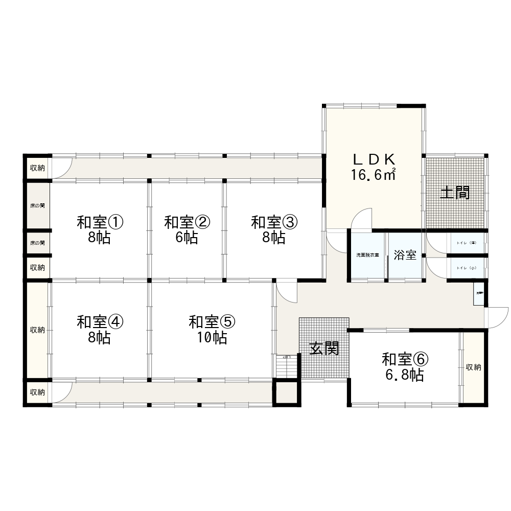 r604の間取り図1